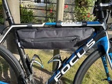 Handmade Bike Packing Frame Bag Black Green Grey