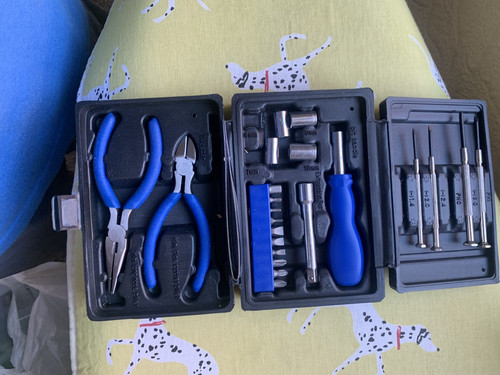 Handy tool box with latch - tool, rust