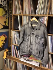 Men’s Wrangler Denim Trucker Jacket Great Vintage Condition XXL Grey