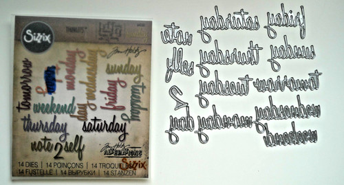 Sizzix thinlits daily words - sizzix,
