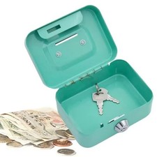 Metal lockable cash - cash, box