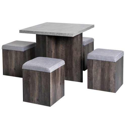 Homcom 5pc dining - 5pc, set