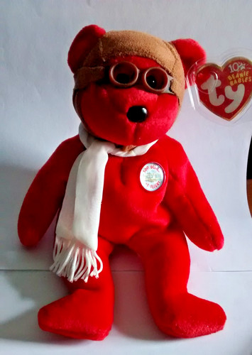 Beanie baby red - baby, bearon**