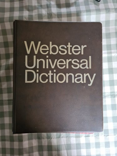 Webster universal dictionary - universal,