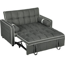 Seater pull out sofa bed - out,