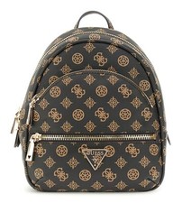 GUESS Manhatten II Backpack Mocha Logo