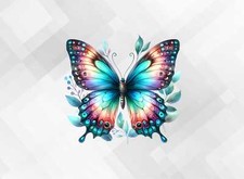 Floral Butterfly wall Car