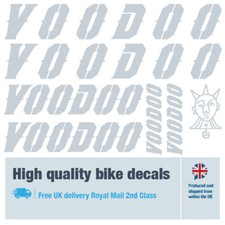 Voodoo solid bike decals