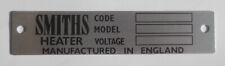 Smiths heater plate - various inc Jaguar, MG, Morris Minor, Mini, Triumph