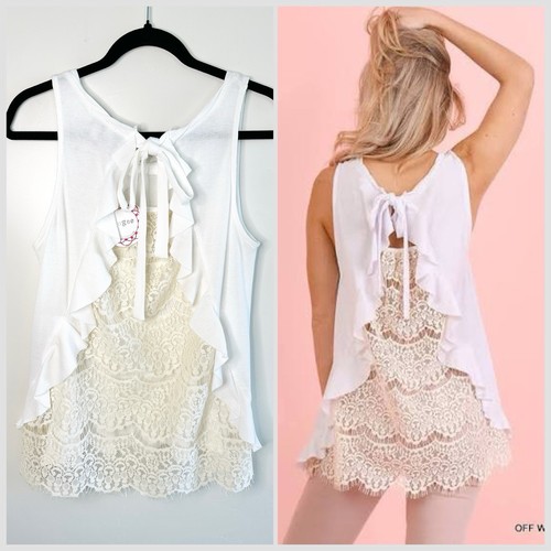 Umgee boho lace - tank, s