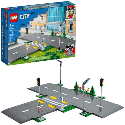 Lego city road plates - plates, 60304