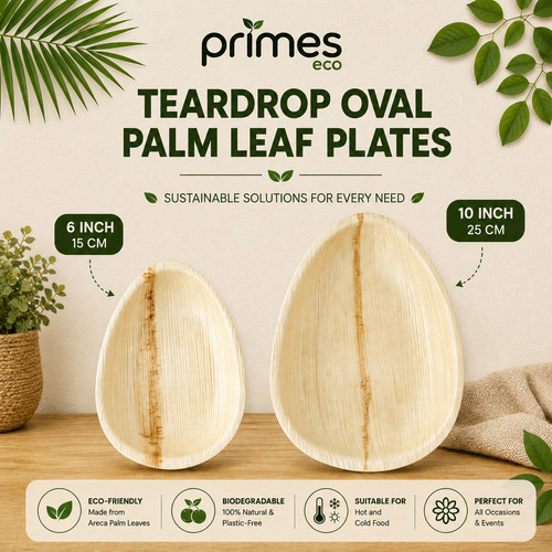Palm leaf plates 20 pack - plates,