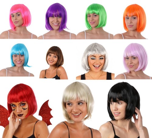 Short bob wig with bangs - bob, 11