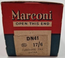 Marconi Valve DN41 BVA Original Boxed Untested 1935 Vintage