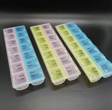 7 DAY PILL BOX MEDICINE TABLET DISPENSER ORGANISER STORAGE CASE DAY/NIGHT