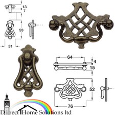 Hafele Richmond Antique Brass