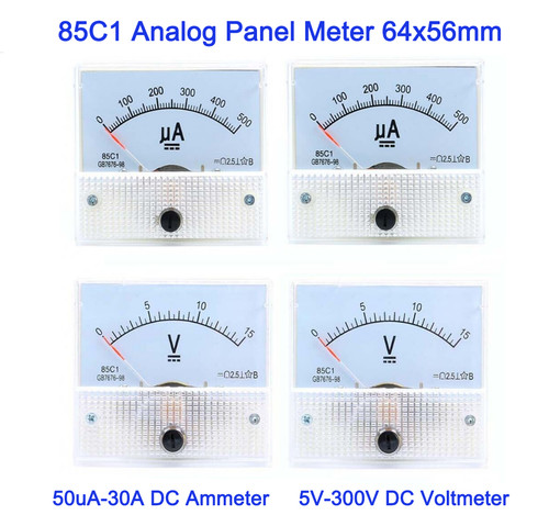 50ua 30a ammeter - dc, dc