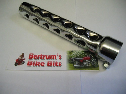 Motorcycle chrome exhaust - chrome,