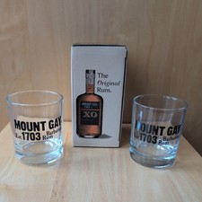 Mount Gay Rum Tumblers x 2