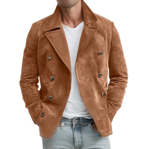 Men casual loose - men's, faux