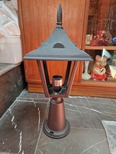 Black Pedestal Lantern (18"
