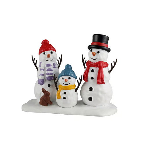 Snowman family lemax christmas - snowman,