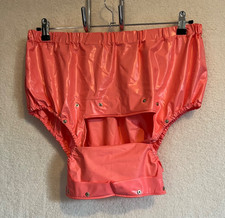 Pink PVC Front Popper  Opening