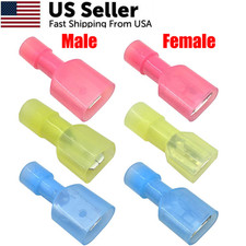 200/100PCS Female Male Spade