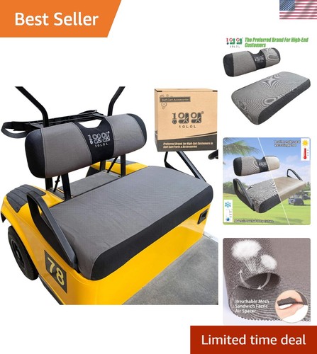 Golf cart front - golf, bench