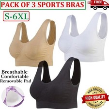 3 Pack Seamless Sports Bras