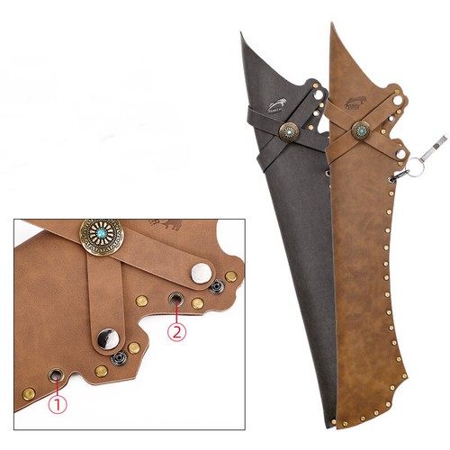 Archery arrow quiver - quiver, leather