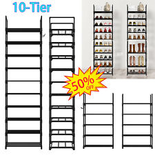 10 Tier Metal Shoe Rack Tall