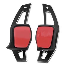  Black Metal Paddle Shift Extensions DSG Shifters For Skoda Octavia Superb Rapid