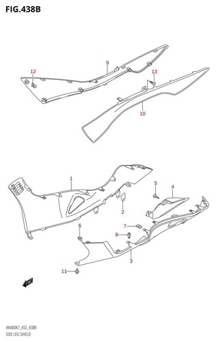 Suzuki genuine screw gsr600 - suzuki,