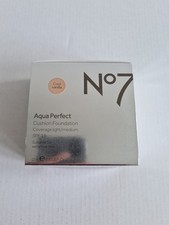 No7 COOL VANILLA Aqua Perfect Cushion Foundation 12ml BNIB Broken Lid FREE P&P 