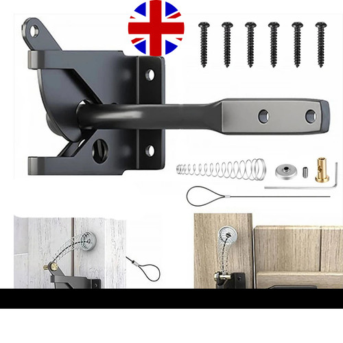 Self locking gate - locking,
