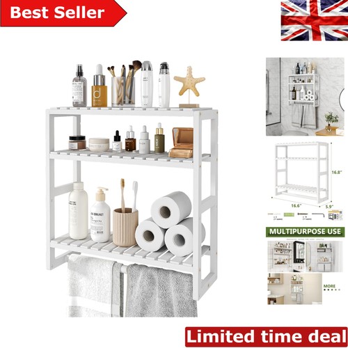 White bamboo storage system - white,