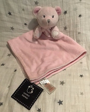 Primark Early Days Teddy Bear Pink Comforter Plush Soft Toy 47cm x 48cm Tagged