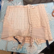 1940s Vintage Old Stock Corset Girdle Suspender Boned Laced