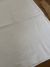 Large Vintage White Linen