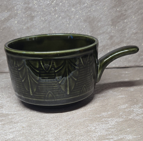 Green ceramic coffee mug art - ceramic,