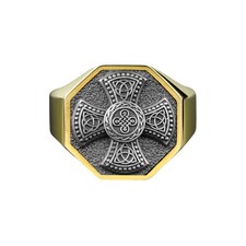 Oxidized Silver Celtic Knot in