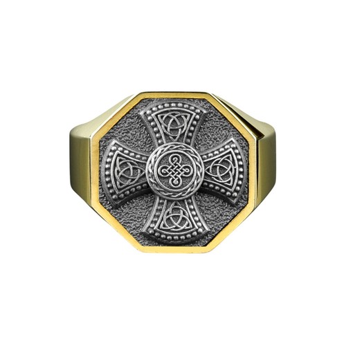Gold plated silver celtic - celtic, knot