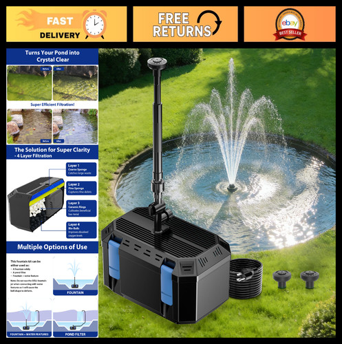 Pond filter pump kit - pond,