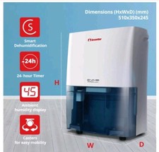 20L Inventor Dehumidifier EVA ION PRO  "Which?" Best Buy, drying! NO RETAIL BOX