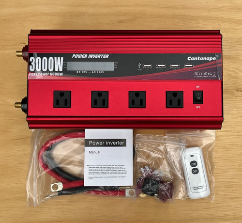 Used 3000w power inverter 12v - 3000w,