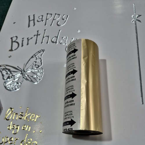 Gold foil used for - gold, hot