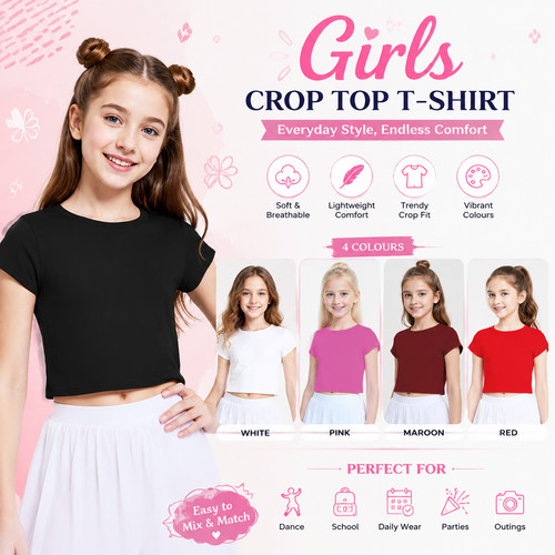 Girls crop tops - crop, kids