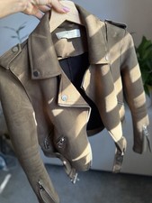 Zara women biker jacket - jacket, faux