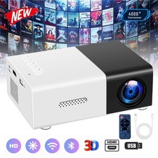Mini Portable YG300 Black&White Multimedia Projector Full HD 1080P Home Theater